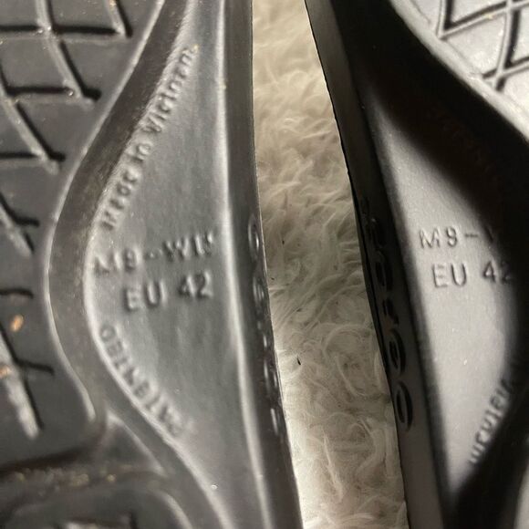 OOFOS OOahh Recovery Slides Sport Flex Black Sandals M SZ9 W SZ11 - Picture 8 of 9